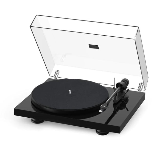 Tornamesa DEBUT CARBON EVO PRO-JECT Satin Black 2M RED 33-45