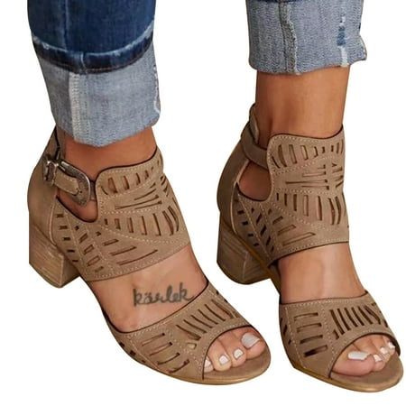 

Cute Sandals for Women Dressy Crystal Flat Set with Strap Hollow Open Toe Flip-Flop Casual Slim Roman Shoes
