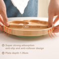 thumbnail image 5 of Suction Plates for Baby Toddler, Bamboo Divided Platter Feeding Dishes with Silicone Fork Spoon, All-Natural Baby Food Plate Stays for Baby-Led Weaning, Non-Slip Design, 5 of 7