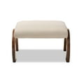 thumbnail image 2 of Baxton Studio Sablonne Ottoman, Light Beige, 2 of 7