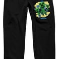 thumbnail image 5 of Minecraft Legends Creeper Squad Men's Black Jogger Pants-XS, 5 of 5