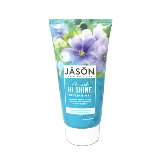 JASON Flaxseed Hi-Shine Styling Gel, 6 Ounce Tube