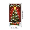 thumbnail image 3 of CREATITOY 35×71 Inches Christmas Floor Mat Soft Edges Non-Slip Dirt-Resistant Entryway Living Room Bedroom Holiday Decorations for Xmas Family Indoor Party Supplies, 3 of 6