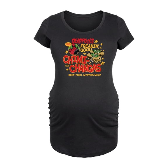 Deadpool - Chimichangas - Women's Maternity Scoop Neck Graphic T-Shirt