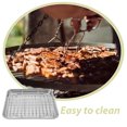 thumbnail image 4 of Ensemble de Plateau de Cuisson avec Grille-Pain en Acier Inoxydable pour Rôtissage, 4 of 8
