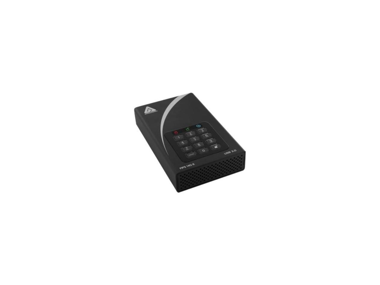 Apricorn Aegis Padlock 18 TB FIPS 256-BIT AES External Hard Drive ADT3PL256F18TB