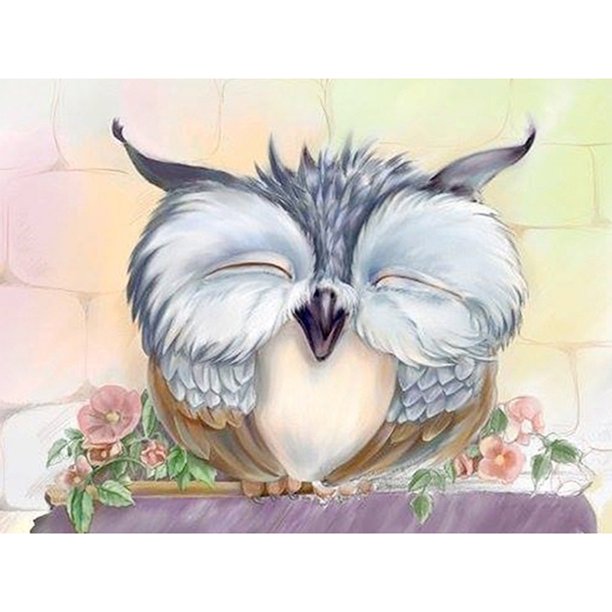 Taladro Pintura Diamante (DE2814) 5D DIY Animal Completo Punto de Cruz Bordado Mosaico 40x50cm Hugtrwg Para estrenar