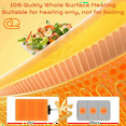 thumbnail image 3 of Fast Heating Foldable Food Warmer for , 2-12 Hours Auto Shut Off, Suitable for Food, Festival, Daily Use US Plug, 3 of 7