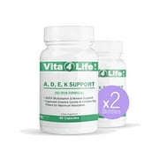 Bariatric Vitamins & Minerals - Vita4Life ADEK Multivitamin & Mineral Support (NO IRON) - 120 Count