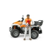 1/16th Quad 4-Wheeler w/ Driver by Bruder