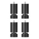 thumbnail image 1 of 4 patas de mesa M10 para muebles, patas de sofá de aleación, rosca M10 para marco de cama. Negro 10cm, 1 of 7