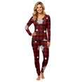 thumbnail image 2 of Lvotionpl Match Family Christmas Pjs, Matching Christmas Pajamas Long Sleeve Top & Pants Set Matching Holiday Family Pajama Xmas Sets, 2 of 6