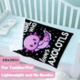 thumbnail image 3 of Just A Girl Who Loves Axolotls Blanket,Flannel Throw Blanket Ultra Soft Micro Lightweight Flannel Blanket Bed Couch Living Room All-Season 60"x50" Medium for Teen, 3 of 6