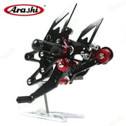 Arashi (Version 2.0) Rearsets for Triumph Daytona 675 / R 2013 - 2018 675R 2014 2015 2016 2017 Motorcycle Accessories Adjustable Footrests Quick Shift Foot Peg Rear Sets Black