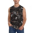 thumbnail image 1 of Bingfone Cowgirl In Desert Pattern Men's Tank Tops Workout Sleeveless Tee Shirts Running Beach Tanks for Men-Small, 1 of 7