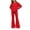 Red, variant on BXJX Girls Outfit Sets Size 10-12, 2 Piece Long Sleeve Causal Crew Neck Sweatshirt and Flare Pants Sets