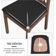 thumbnail image 5 of Juego de 4 fundas para asiento de silla de comedor Jacquard, 5 of 7