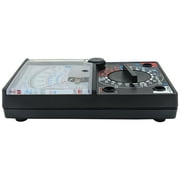Analog Multimeter with LED Indicator & Buzzer for Continuity Test - Includes Test Leads (YX-360TRE-L-B)
