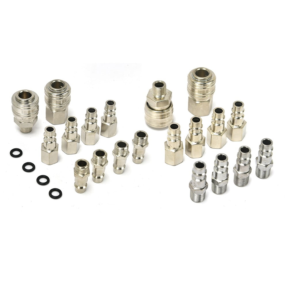 10Pcs Air Compressor Connector Kits 1/4 Quick Coupling Air Hose Connector B Fangkenuo