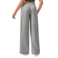 thumbnail image 6 of Weardear Wide Leg Sweatpants for Women Drawstring Elastic Pants with Pockets High Waisted Workout Baggy Sweatpants, 6 of 6
