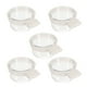 thumbnail image 3 of GOOHOCHY 5pcs cuencos para loros colgantes alimentadores de loros transparentes comederos de aves multifunción, 3 of 8