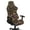 Magic Skull, variant on Whosucclay Grey Skull Floral Print Gaming Chair Cover, Stretchable Elastic Computer Desk Chair Cover with Armrest Covers, 4Pcs Soft Non Fading Office Chairs Covers Slipcovers