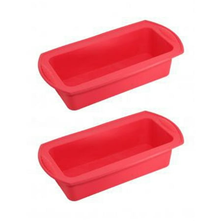 

GYMNASTIKA Cake Mold 2Pcs Rectangle Silicone Cake Toast Bread Loaf Mold Bakery Kitchen Baking Mould