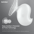 thumbnail image 2 of Satisfyer Cutie Ghost | 9 cm | Air pulse technology | Vibration | Clitoris stimulation | Rechargeable | Waterproof (IPX7), skin-friendly silicone (White), 2 of 6