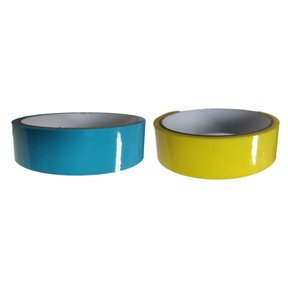 2pcs Funny 8 Meter Sticky Ball Tapes Relaxing DIY Ornament Crafts for Adult Game Blue and Yellow