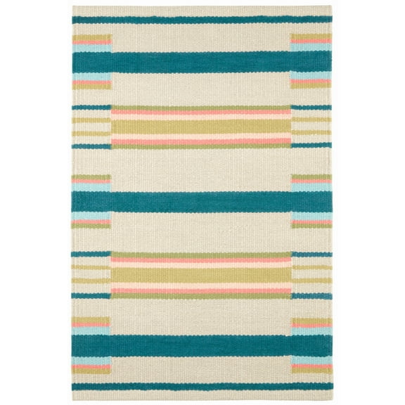 Dash & Albert Everly Handwoven Cotton Rug, 5' x 8', Multi