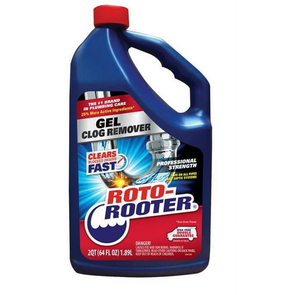 Roto Rooter  64 oz Gel Clog Remover - Pack of 4
