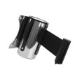 thumbnail image 1 of pitrice Stanchion Queue Barrier Wall Mount Crowd Control Retractable Ribbon 3m Black, 1 of 6