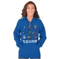 thumbnail image 4 of Mega Man Squad Goals Game Characters Zip Up Hoodie Men's Women's Brisco Brands M, 4 of 6