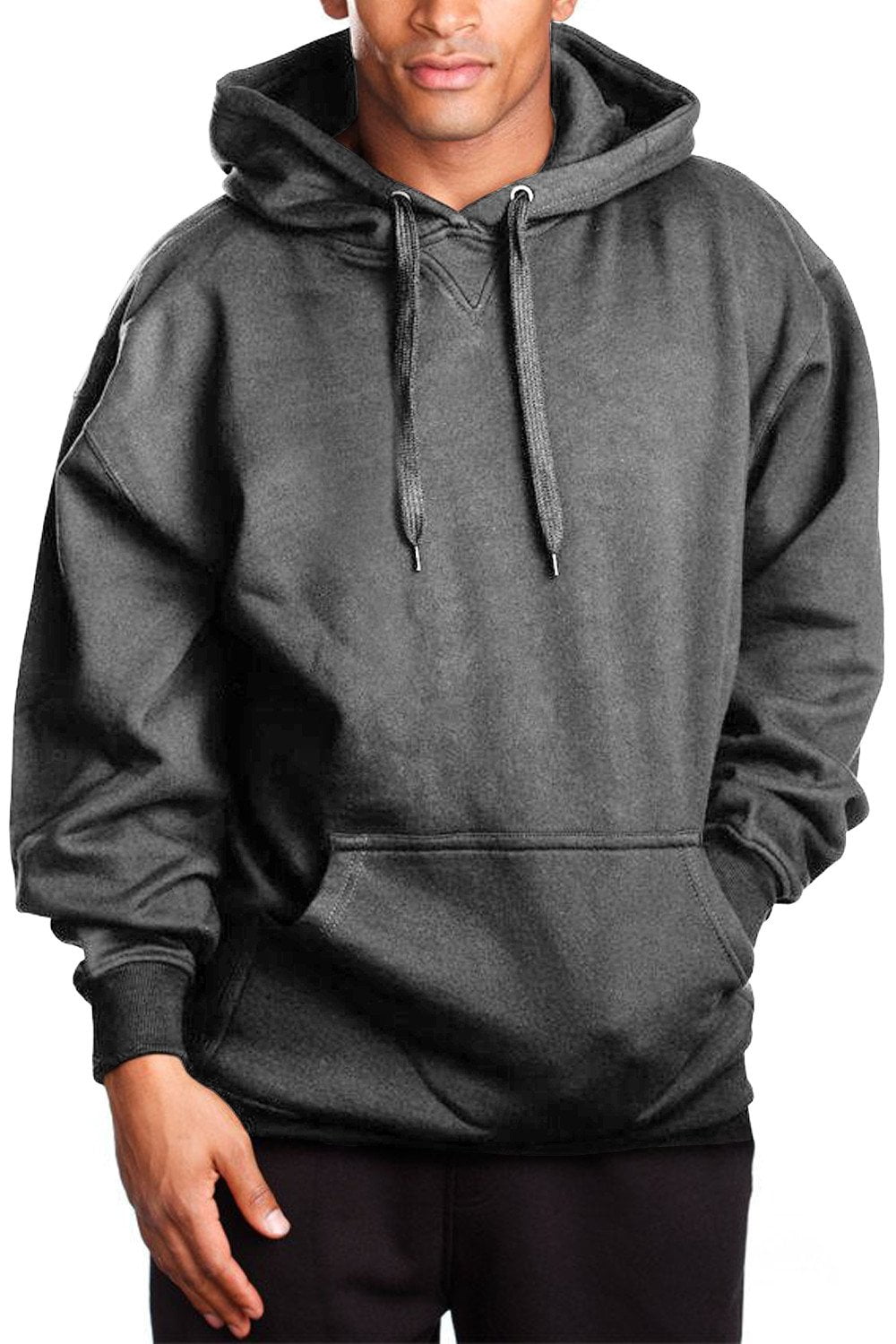 grey pullover hoodie men's