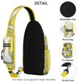 thumbnail image 3 of Crossbody Sling Backpack for Women Men Lemon Repeat Shoulder Sling Crossbody Casual Chest Bag for Travel Sports Running Hiking, 3 of 6