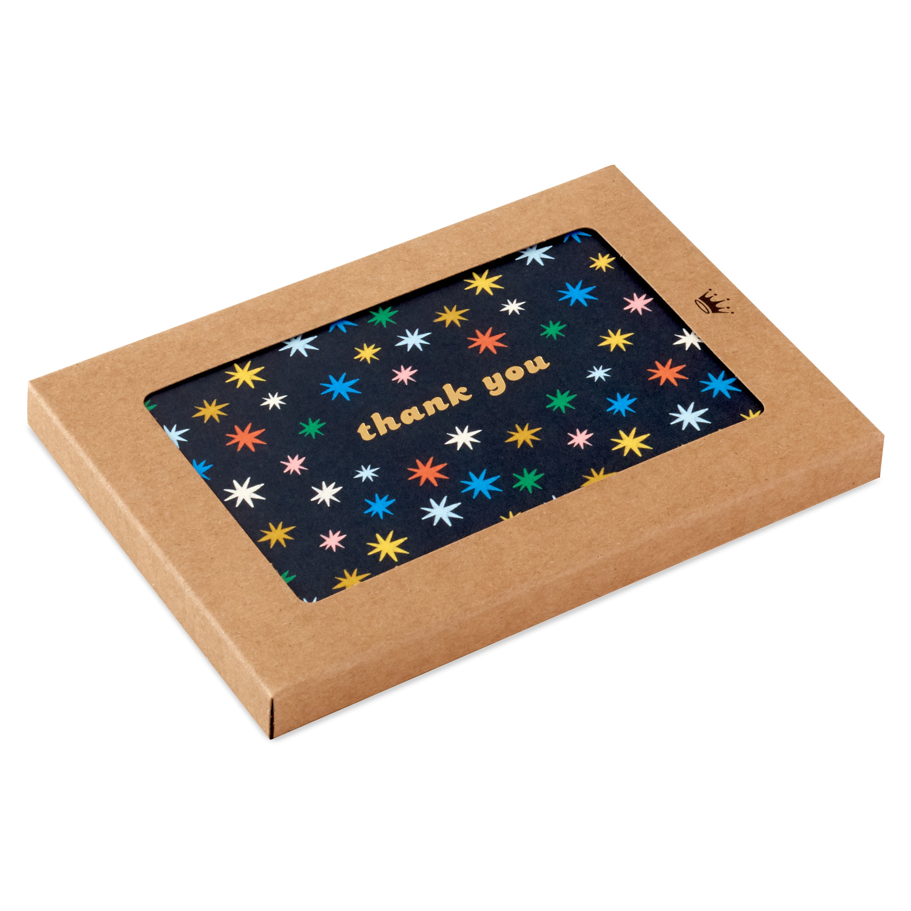 Hallmark Thank-You Notes (Colorful Stars on Black), 10 ct.