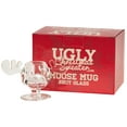 thumbnail image 2 of UglyChristmasSweater Christmas Moose Mug Shot Clear Acrylic Cup, 2 of 6