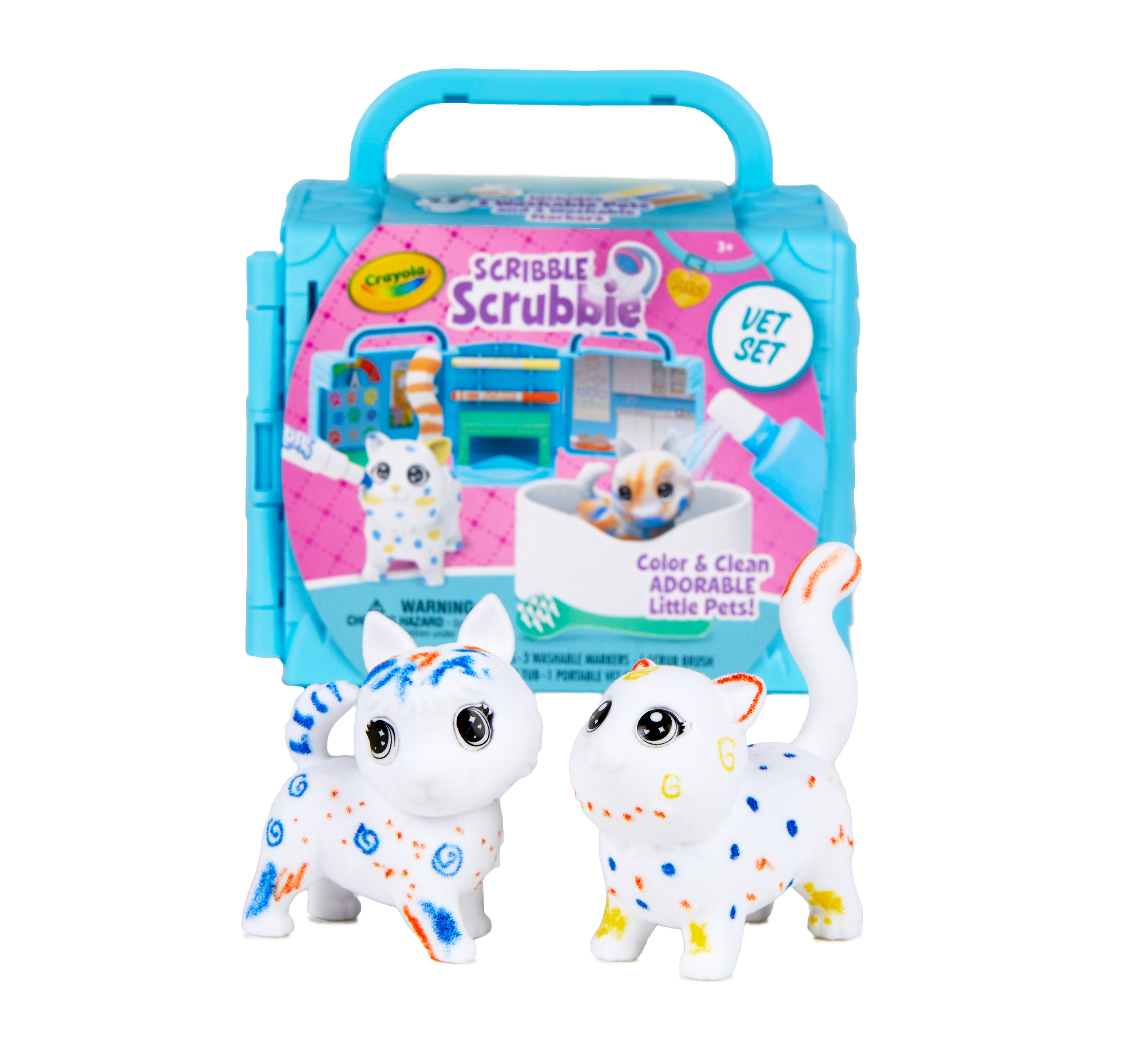 crayola scribble scrubbie vet set