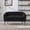 Black, variant on Oufan 50.2" Loveseat, Chenille Upholstered Sofa with Channel Tufted Back, Modern Glam Small Settee with Metal Legs for Bedroom, Living Room, Black