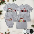 thumbnail image 5 of mgoYE Matching Family Christmas Cute Pattern Christmas Gift Kids T-Shirt Parent-Child Short Sleeves(Grey,3XL), 5 of 8