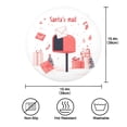 thumbnail image 3 of 15.4" Round Placemat Set of 1 Polyester Fabric Place Mats Non-Slip Dining Kitchen Table Mats for Kitchen Party Decor Red Mailbox, 3 of 5