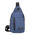 thumbnail image 2 of Crossbody Bag Sling Backpack Lightweight Water-Resistant,Headphone Hole Adjustable Strap,for Men Women,for Daily Use Travel Outdoor, 2 of 5