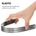 thumbnail image 2 of HLONK 4 Pcs Règles en Acier Inoxydable Échelle Double Face Outils de Mesure, 2 of 7