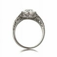 thumbnail image 2 of Bezel Set Antique Diamond Wedding Ring 2.2 Ct Diamond 14K White Gold Over, 2 of 2