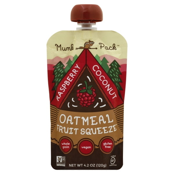 Munk Pack Munk Pack Oatmeal Fruit Squeeze, 4.2 oz