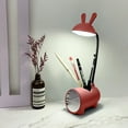 thumbnail image 6 of Dorm room essentials, Three-speed Eye Protection Desk Lamp Learning USB Dormitory Student Homework Pen Eye Protection Desk Lamp Rechargeable Dormitory Bedside Reading Lamp, 6 of 6