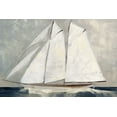 thumbnail image 2 of Swatland, Sally 32x23 White Modern Wood Framed Museum Art Print Titled - Setting Sail, 2 of 4