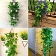thumbnail image 2 of Coolmade 4pcs Artificial Hanging Plants 3.6ft Fake Ivy Vine Fake Ivy Leaves for Wall House Room Patio Indoor Outdoor Home Shelf Office Decor (No Baskets), 2 of 7