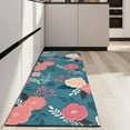 thumbnail image 4 of Pioneer Flower Floral Print Pattern Kitchen Rug Mat,Kitchen Runner Rugs Non Skid Washable,Decorative Kitchen Floor Mats for Kitchen,Sink,Laundry,17"X47", 4 of 5