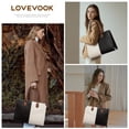 thumbnail image 2 of Bolsa para portátil LOVEVOOK para mujer de 15.6 pulgadas, piel vintage, 2 of 9